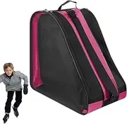Huayeex Ice Skate Bag - Three-Layer Design Ice Skating Bag Skating Shoes Storage Bag | Breathable Roller Skates Bag for Travel and Daily Life, Inline Skates