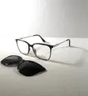 Amarcord Am167 C2 Eyeglasses w/clip On New. Authentic