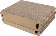HANABASS Foldable Cat Scratcher Board Sided Recyclable Cardboard Scratch Pad for Indoor Cats Durable and Versatile Design for Scratching and Playing Cat