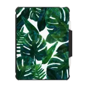 iPad Air (4th/5th gen) Impact Folio Case Perceptive Dream | Tropical Nature Botanical Plants Painting | Palm Monstera Banana Leaves Jungle iPad Mini