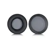 2 Pieces Earpads Replacement Ear Cushion Sponge Cover Earmuffs for ATH-S200BT ATH-S220BT Repair Spare Accessory - Black grey