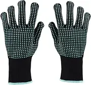 1 pair of barbecue heat-resistant kitchen fireproof and anti slip cooking gloves