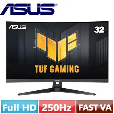 ASUS VA326H 32型VA曲面低藍光.不閃屏電競螢幕| 賣電腦直營店| 樂天