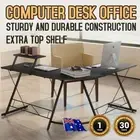Divina Computer Workstation Double Corner Home Office Desks Wood Steel Furniture