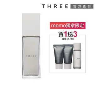 即期品【THREE】都會型男水凝乳 100mL(加贈都會型男3件組_效期：2024/12)