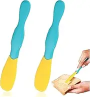 2PCS Adorable Platypus Jam Spoon Silicone Scraper Sauce Jar Spatula Versatile Kitchen Tool Cheese Spreading Brush Kitchen Essential Tool for Cooking Baking