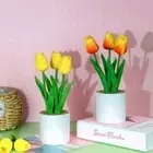 Vivid Artificial Bonsai Flowers 3 Heads Fake Plants Office Desk