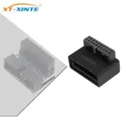 Female 90 USB3.0 Motherboard Connector 19/20pin Socket Extension Degree USB PC