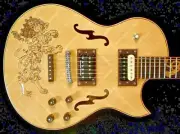 Blueberry Handmade Hollow Body Electric Guitar Seymour Duncans Pre-Order 90 Days