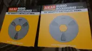 Akai R 10M style silver aluminum reels for Akai GX 635 636 747 (1 PAIR)***