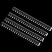 4 Pieces Acrylic Clay Roller Acrylic Clay Rod Plastic Clay Roller Pin Clear Poly