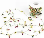 Orgrimmar Fake Light String Christmas Decoration Doll House Miniature Furniture Accessories String Lights (5m/197inch)