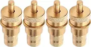 4Pcs Offroad Brass Tire Venting Machine s Kit Automatic 6-30Psi Tyre Tire Pressure Relief Valve Deflators Bleeder Valve