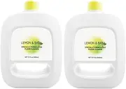 Floor Cleaning Solution Compatible for Narwal Freo/Freo X Ultra Robot Vacuum and Mop, Lemon Basil Scent, 930mL 2-Pack