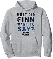 [STAR WARS] The Rise Of Skywalker What Did Finn Want To Say Pullover Hoodie