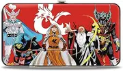 [Buckle-Down] Wizards of the Coast Wallet, Hinged, Dungeons and Dragons Group Pose and Ampersand Icon Red White, Vegan Leather