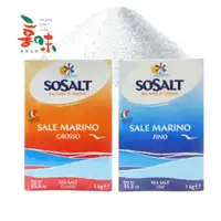 在飛比找蝦皮購物優惠-【享味生活】【蝦皮代開發票】義大利SOSALT 粗海鹽/細海