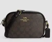 Mini Jamie Camera Bag In Signature Canvas (IM/BROWN/BLACK)