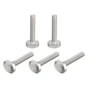 T-Slot Bolts, 5pcs M6x35mm Drop-in Stud Sliding Bolts 304 Stainless Steel