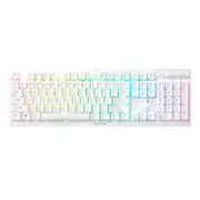 Razer DeathStalker V2 Pro-Wireless Low Profile Optical Gaming Keyboard (Clicky Purple Switch)-White Edition-US Layout