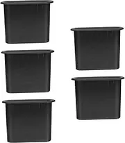 5pcs Speaker Cabinet Port Tubes Voice Outlet for Speakers Made of Easy Installation Improve Bass Response Black