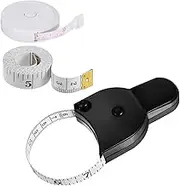 HARFINGTON Body Measure Tape 150cm Measuring Tape Body Measurement for Body Measurements, Sewing, Fabric, Cloth, White