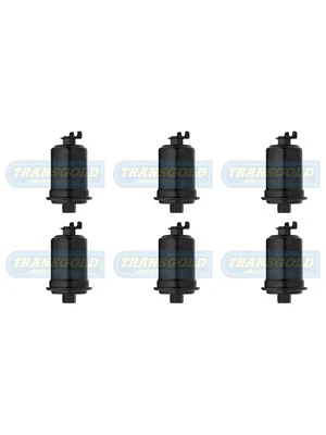 6 x Transgold Fuel Filter fits Mitsubishi Lancer 1.6 CA A,CC A i (CA4A) (for: Mitsubishi)