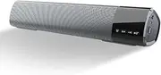 JSEIAJB 5.0 Speaker Sale Audio Soundbar FM AUX with Mic Compatible for Mobile Phones Computer(White-Mountain peach7)