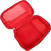 BUTIFULSIC Portable First Aid Bag Capacity Medicine Storage Pouch for Camping Hiking and Travel Wear Resistant Lightweight Design with Zipper Closure for Emergency Preparedness