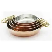 5 pieces Traditional Copper Pan, Frying Pan, Omelette Pan, Copper Pan, Handmade