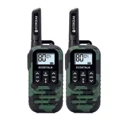 EcoXgear UHF CB 2 Pack Handheld Radio EXG50-2PKC (Camouflage)