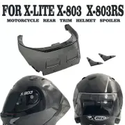 Racing Helmet Rear Spoiler Aerodynamic Smoke Spoiler for X-Lite X-803 X-803RS