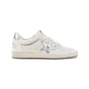 [Golden Goose] Golden Goose-Optic White Goat Leather Ballstar Sneakers-Donna 39 IT