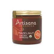 Organics Hazelnut Cacao Spread, 9.5 Oz | No Palm Oil, Sweetened with Coconut Sug