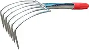 Stgfyxgs Hand Rake, Digging, Small Weeding, Versatile Portable Cultivator, Cultivating Leaf Rake, Garden Tool for Backyard, Patio, 6 tooth