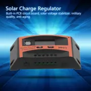 Solar Controller Panel Battery Photovoltaic MPPT Regulator W/ USB Po