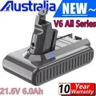 for Dyson V6 6.0Ah Battery V6 Animal Absolute SV03 SV04 SV06 SV09 DC58 DC61 DC62