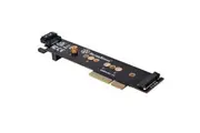 Silverstone SST-ECM28 1 x NVMe & 1 x SATA M.2 SSD to PCIe x4 1U Adapter Card.