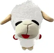 Multipet Lamb Chop Head Knobby Noggins Dog Ball Toy Size 5"