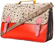 Brissy- Laptop Bag for Women Girls Handbag Genuine Leather Upcycled leather Shoulder Bag Purse Trendy Design Crossbody Purse Kosa Leather 202401241