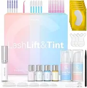 CICI Lash Lift and Tint Kit with Keratin Conditioning by | Instant Professional Perming, Lifting & Tinting for Eyelashes | Black Color Dye | Long-Lasting Salon Results At Home | DIY Tools and Supplies