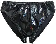 [GRRKDFQ] Women's Erotic Costumes Open Crotch Briefs Sexy Underwear Erotic Lingerie