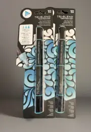 Spectrum Tri Blend Alcohol Ink Markers BLUE TURQUOISE BLEND & AQUA BLUE BLEND