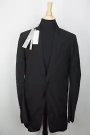 Rick Owens Walrus Olma and Mirta Nylon Black Cyclops Black Jacket Sz 38 NEW