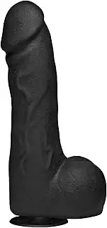 Doc Johnson Merci - The Perfect Dildo 10.5" - with Removable Vac-U-Lock Suction Cup - ULTRASKYN - for Adults Only, Black