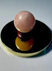 Natural Pink Rose Quartz Polished Healing Crystal Sphere
