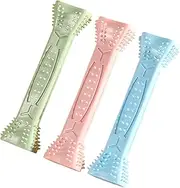Dog Teething Toys | 3X Dog Teeth Grinding Toy,Bite-Resistant Oral Care Bone Stick, Grinding Rod for Boredom Relief, Gum Wellness, Stimulating Fun
