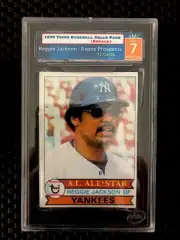 1979 TOPPS BASEBALL CELLO PACK SMC 7 NMT REGGIE JACKSON-EXPOS PROSPECTS #1203 !