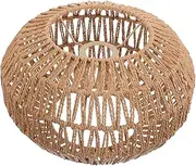 Simple Lampshade Country Lampshade Bedside Lampshade Ceiling Lamp Wicker Shade Decorations Boho Lamp Shades Rattan Lamp Hotel Lampshade Table Lamp Vintage Paper Rope