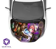 Quintessential Quintuplets Anime Hood Wrap Weatherproof Vinyl Decal 50X60 K